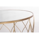  Μεταλλικό σετ 2 τμχ  Elenor Round Coffee Table στρογγυλό Φ66x38.5|Φ71x43cm 