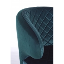  Πολυθρόνα Bertrand Blue-Green 66.6x63x73cm 