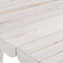  Ξύλινο Coffee Table Sahel τετράγωνο λευκό 35x35x50cm 