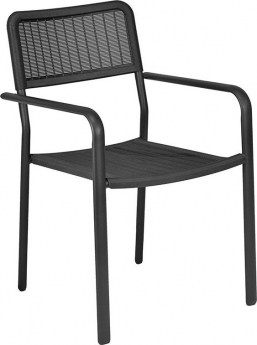 Πολυθρόνα Μεταλλική - Resin Jenda Charcoal από την εταιρία Epilegin. Πολυθρόνα Μεταλλική - Resin Jenda Charcoal από την εταιρία Epilegin.