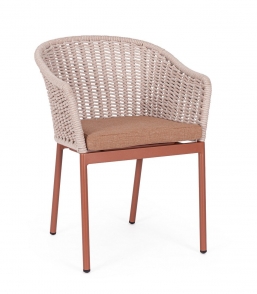 ��������� ���������� & Rope Salines Rame Grey 57x58x78cm ��� ��� ������� Epilegin.