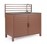  ������ ���������� "Aria" Terracotta Kitchen W Sink 62x120x125cm 