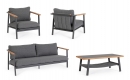  ������ ���������� 4pcs "Leonida" Charcoal 