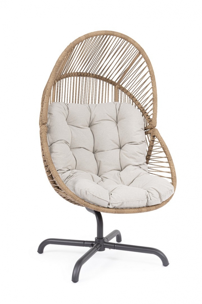  ��������� Lounge "Palawan" Light Charcoal Natural 88x95x154x56cm ��� ��� ������� Epilegin. 