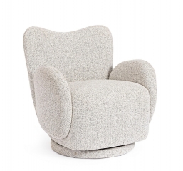��������� Lounge Harper L Grey Swivel 76x78cm ��� ��� ������� Epilegin.