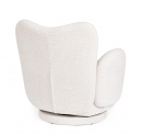  ��������� Lounge "Harper" White Swivel 76x78cm 