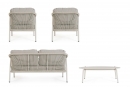  ��������� Alu-Rope 4pcs "Miravet" Wall White 