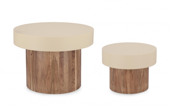  Set 2pcs ���������� Coffee Table "Anaya" 40x30cm ��� ��� ������� Epilegin. 