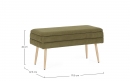  �������� "Olga" Forest Green Storage 37x79cm 