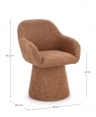  ��������� Lounge "Antara" Terracotta Swivel 60x58cm 