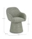  ��������� Lounge "Antara" Green Swivel 60x58cm 