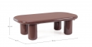  ��������� Coffee Table "Otilia" Brick Rect 70x120cm 