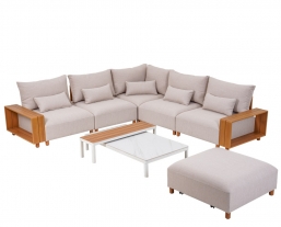 ������-����� ���������� Teak Effect 8pcs Kalem Off White ��� ��� ������� Epilegin.