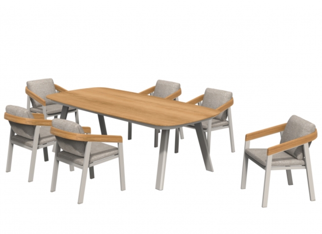  ���������� ���������� Teak Effect 7pcs "Molto" Rustin ��� ��� ������� Epilegin. 