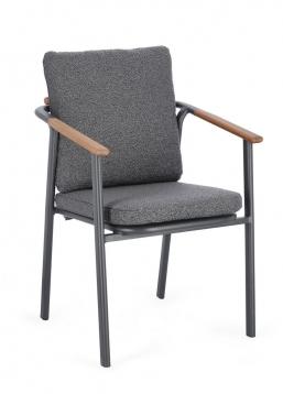 ��������� ���������� Leonida Teak & Charcoal 57x59x96cm ��� ��� ������� Epilegin.