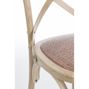  Καρέκλα Cross Natural Brown 46x42x87cm 