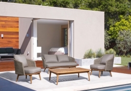 Σαλόνι Teak & Rope Deluxe 4pcs Ninfa Taupe από την εταιρία Epilegin. Σαλόνι Teak & Rope Deluxe 4pcs Ninfa Taupe από την εταιρία Epilegin.