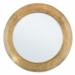  Μεταλλικός καθρέφτης Adara Gold Φ80 