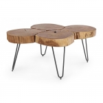  Orbital Log Coffee Table 90x60x40cm 