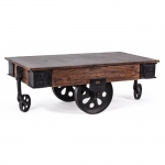 Track Coffee Table W-Wheels 120x65x45cm 