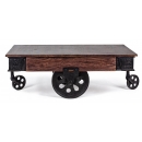  Track Coffee Table W-Wheels 120x65x45cm 