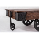  Track Coffee Table W-Wheels 120x65x45cm 