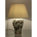  Leaf Porcelain Table Lamp H49 
