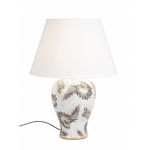  Leaf Porcelain Table Lamp H49 