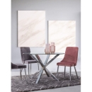   Corinna Pink Velvet 44x55x86cm 