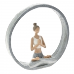     polyresin yoga 22.5x6.5x22EK 