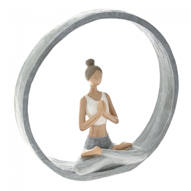  Διακοσμητική γυναικεία φιγούρα polyresin yoga 22.5x6.5x22EK από την εταιρία Epilegin. 