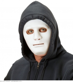 Αποκριάτικη μάσκα Anonymous λευκή  από την εταιρία Epilegin. Αποκριάτικη μάσκα Anonymous λευκή  από την εταιρία Epilegin.