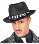  Αποκριάτικο καπέλο "Al Capone" μαύρο 