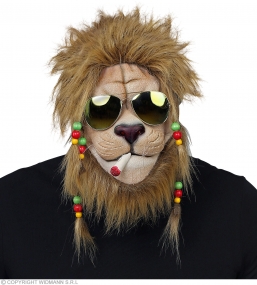 Αποκριάτικη μάσκα latex Rasta Lion από την εταιρία Epilegin. Αποκριάτικη μάσκα latex Rasta Lion από την εταιρία Epilegin.