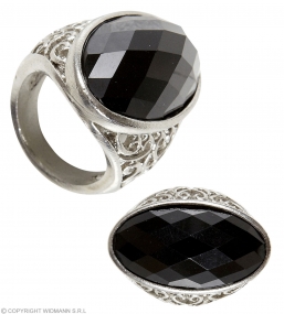 Αποκριάτικοο δαχτυλίδι με μαύρη πέτρα  από την εταιρία Epilegin. Αποκριάτικοο δαχτυλίδι με μαύρη πέτρα  από την εταιρία Epilegin.