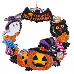 Αποκριάτικο Διακοσμητικό Στεφάνι Halloween 3D  από την εταιρία Epilegin. Αποκριάτικο Διακοσμητικό Στεφάνι Halloween 3D  από την εταιρία Epilegin.