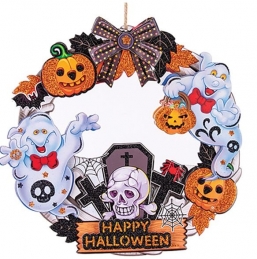 Αποκριάτικο Διακοσμητικό Στεφάνι Halloween 3D  από την εταιρία Epilegin. Αποκριάτικο Διακοσμητικό Στεφάνι Halloween 3D  από την εταιρία Epilegin.