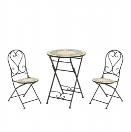 Bistro Set 3pcs ������� & 2 �������� Athens ��� ��� ������� Epilegin.