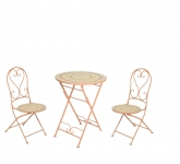  Bistro Set 3pcs ������� & 2 �������� "Tavira" 