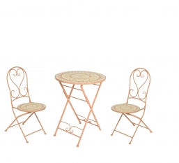 Bistro Set 3pcs ������� & 2 �������� Tavira ��� ��� ������� Epilegin.
