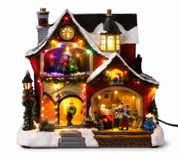 ����������������� Santa`s Workshop �� led ��� , ������ & ������� 26,5x16,5x27,5�� ��� ��� ������� Epilegin.