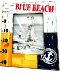  Ξύλινη διακοσμητική κορνίζα "Blue Beach" 22εκ 