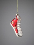  Συλλεκτικό γυάλινο κρεμαστό στολίδι "Red Sneaker" 10cm 