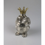 Φιγούρα Polyresin "Frog with Crown" 11Χ20cm 