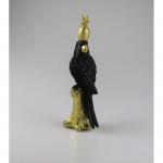 Φιγούρα Polyresin " Parrot black with pineapple" 9Χ31cm 