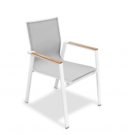  Textilene & Teak Aspen White    Epilegin.