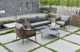   & Rattan 4pcs Musses Grey    Epilegin.