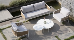   & Rattan 4pcs Musses White    Epilegin.