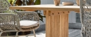   9pcs AppleBee Cocoon & Teak Table 250X100cm 