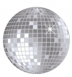  Αποκριάτικη μπάλα Disco 28x28 cm 